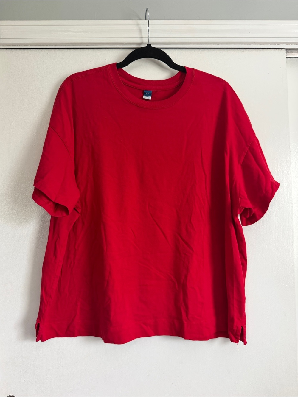 Old Navy Red Short Sleeve Crew Neck T-Shirt